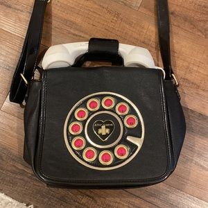 Betsey Johnson crossbody telephone bag